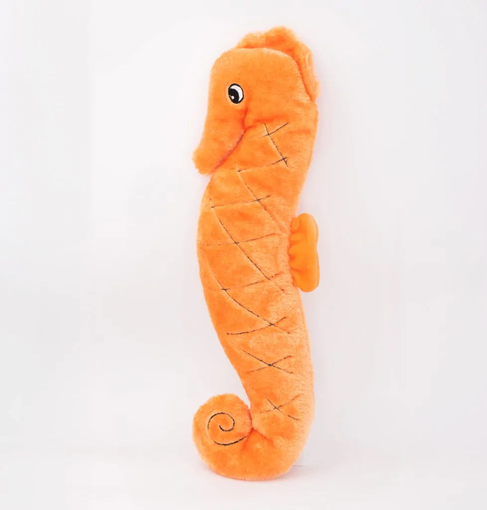 Zippy Paws: Jigglerz Shakeable Dog Toy - Seahorse