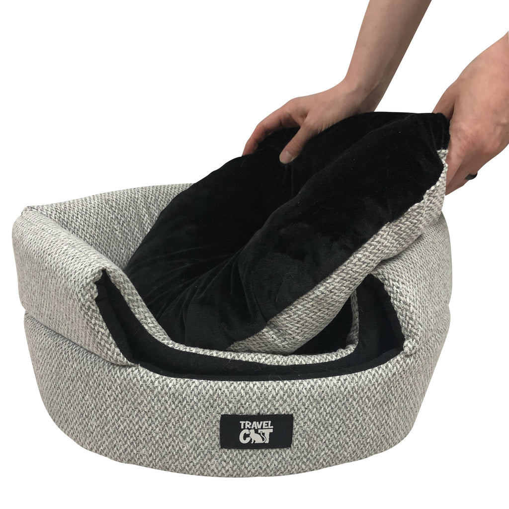 The Meowbile Home Convertible Cat Bed & Cave