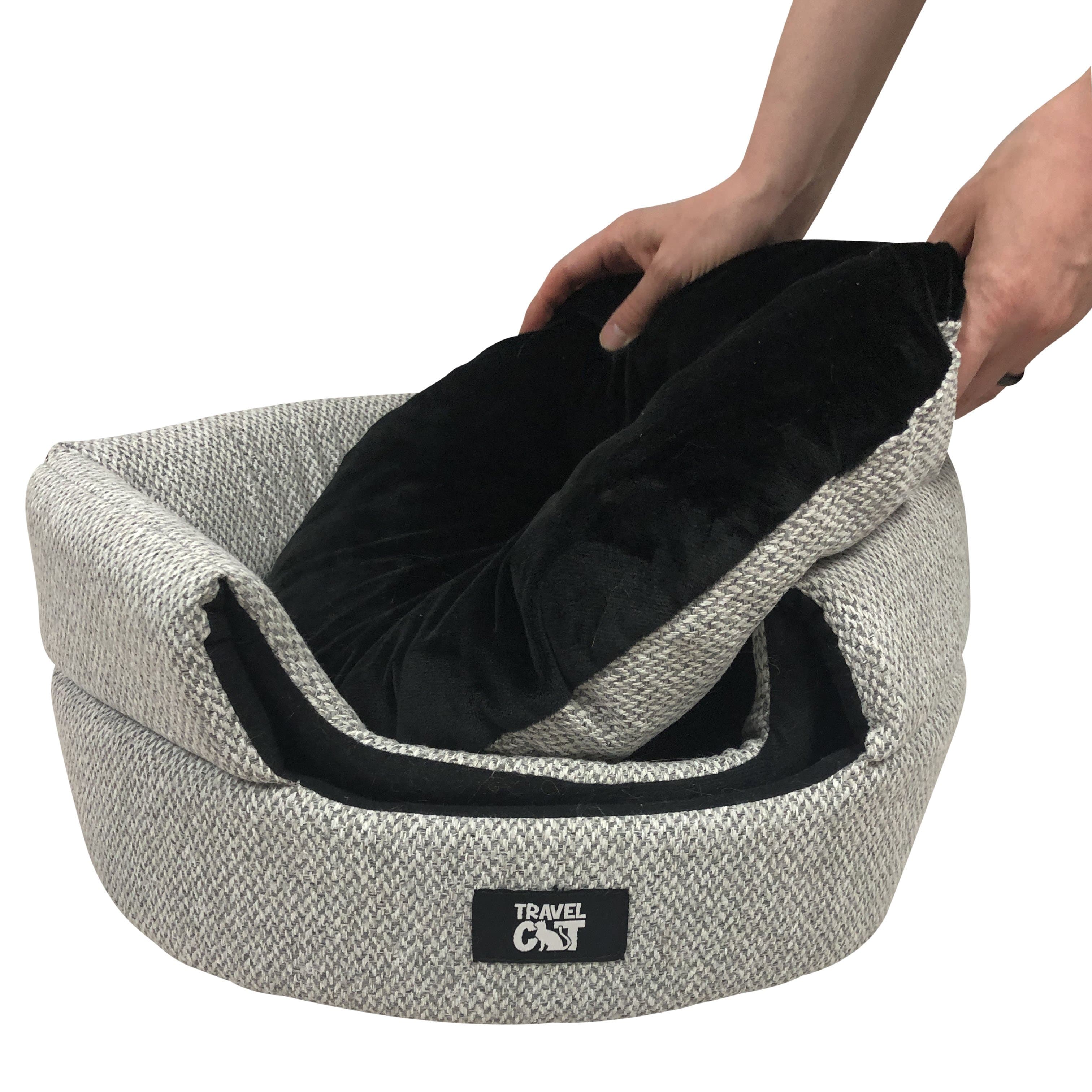The Meowbile Home Convertible Cat Bed & Cave