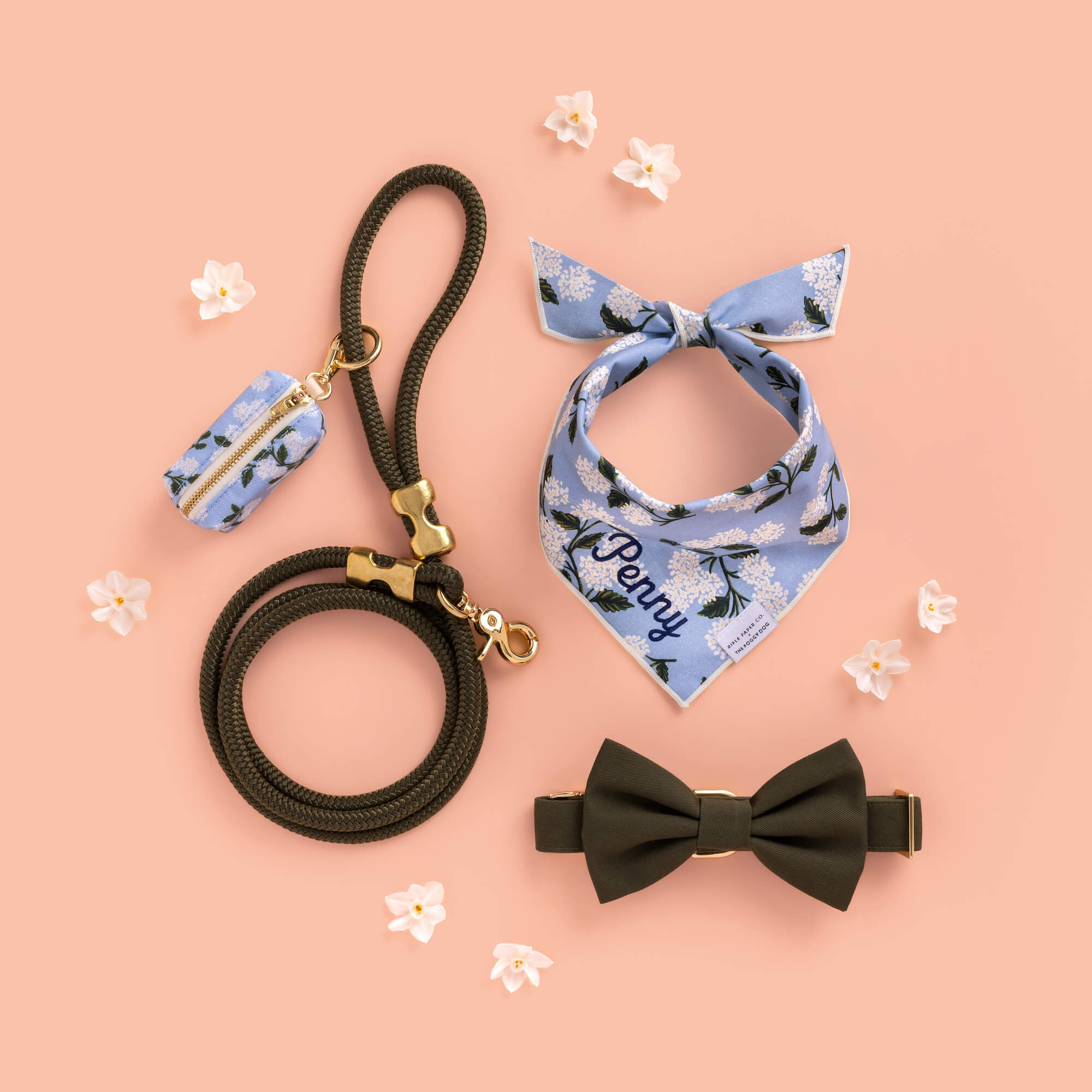 Olive Marine Rope Dog Leash