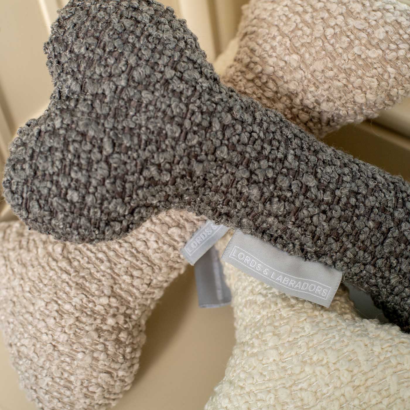 Bone Dog Toy in Boucl¨¦ by Lords & Labradors