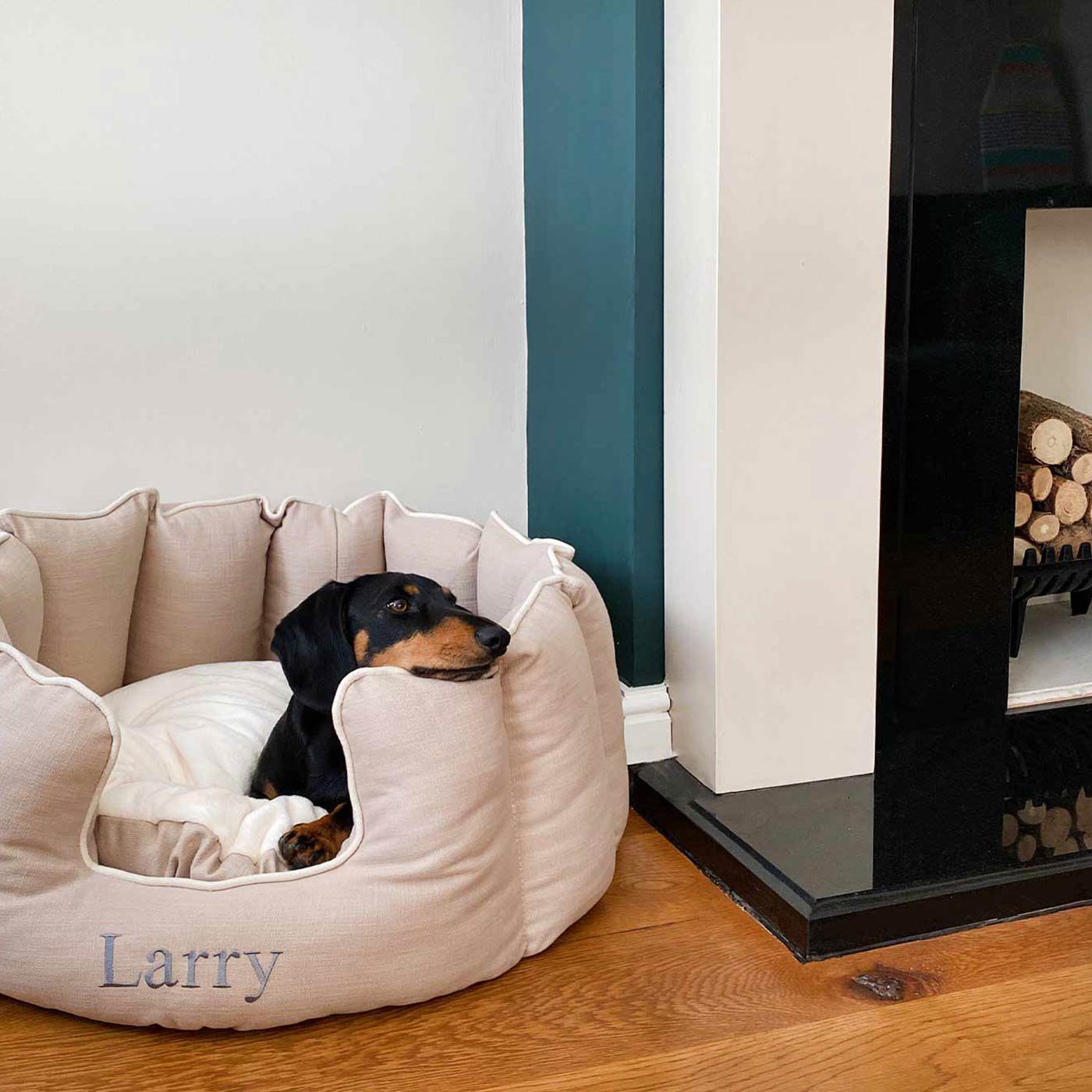 High Wall Bed For Dogs in Savanna by Lords & Labradors