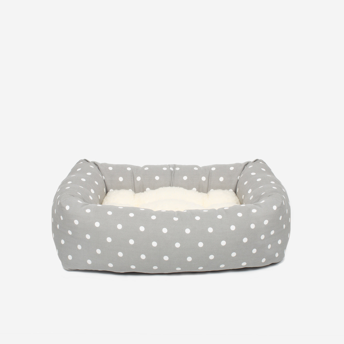 Cozy & Calming Puppy Cage Bed in Spots & Stripes by Lords & Labradors