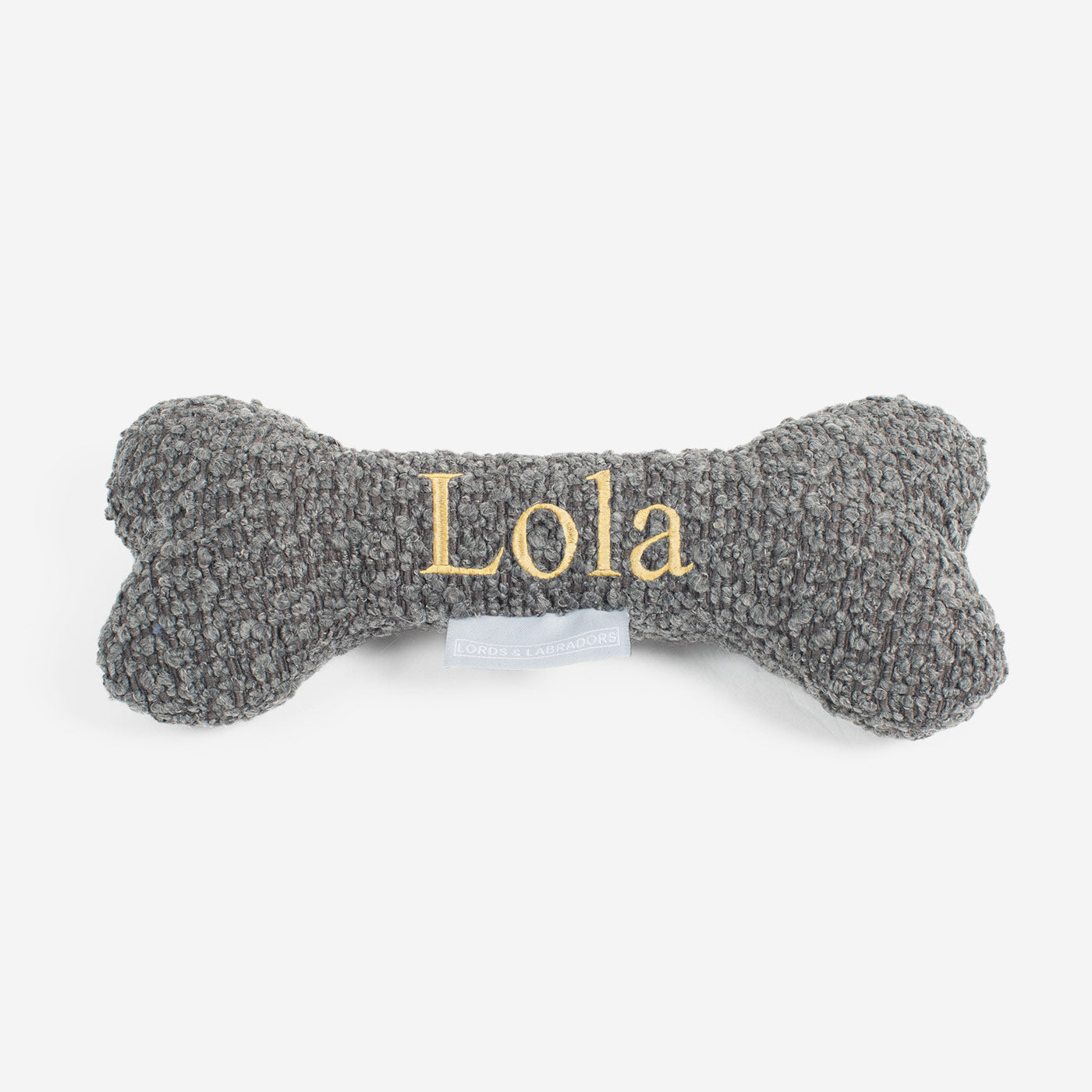 Bone Dog Toy in Boucl¨¦ by Lords & Labradors
