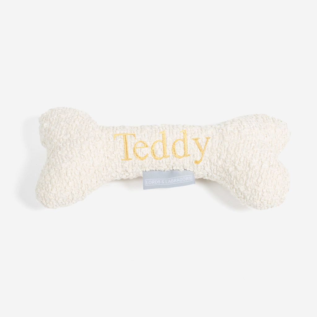 Bone Dog Toy in Boucl¨¦ by Lords & Labradors