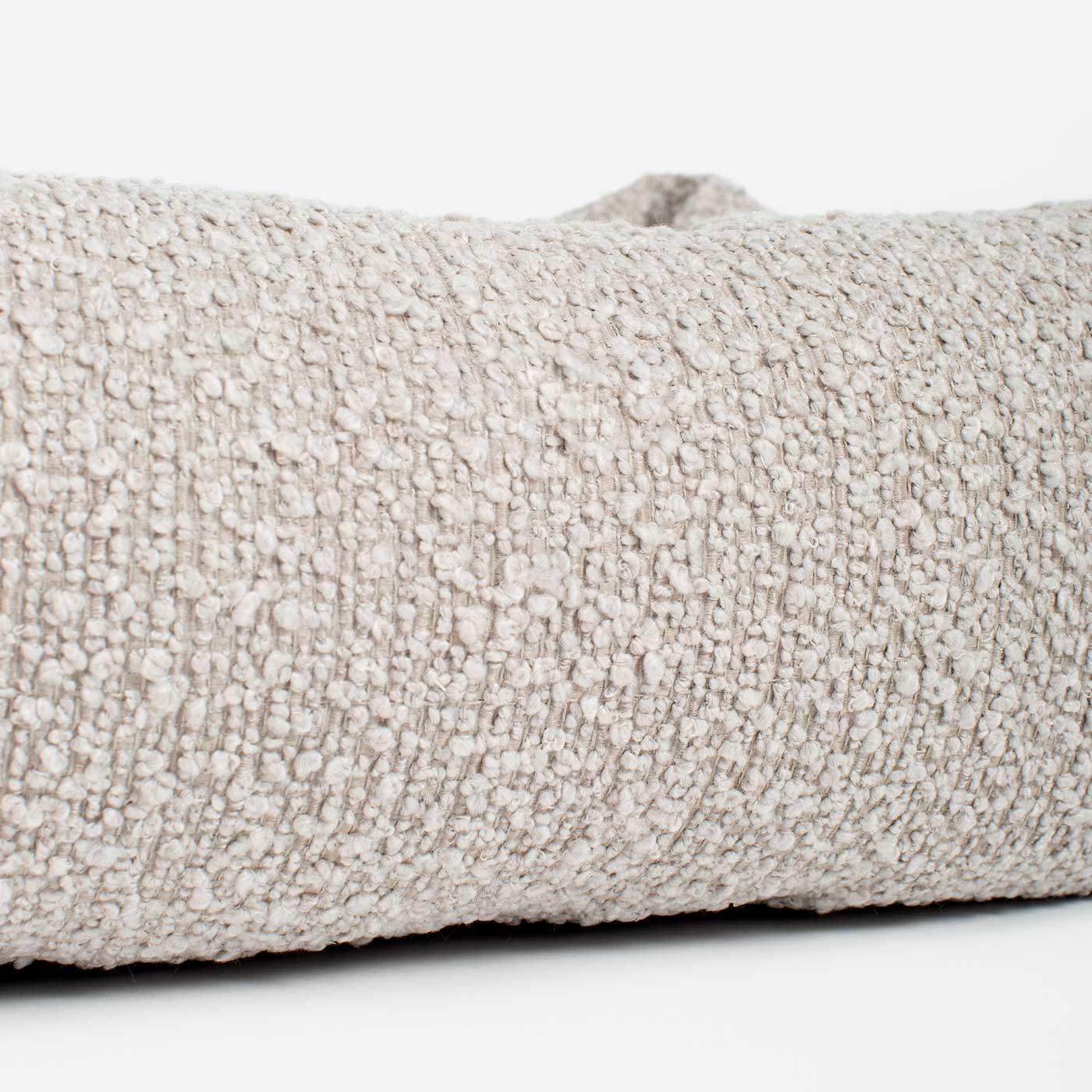 Cozy & Calming Puppy Cage Bed In Mink Boucl¨¦ by Lords & Labradors