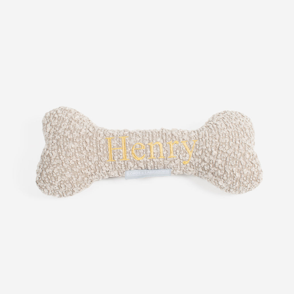 Bone Dog Toy in Boucl¨¦ by Lords & Labradors