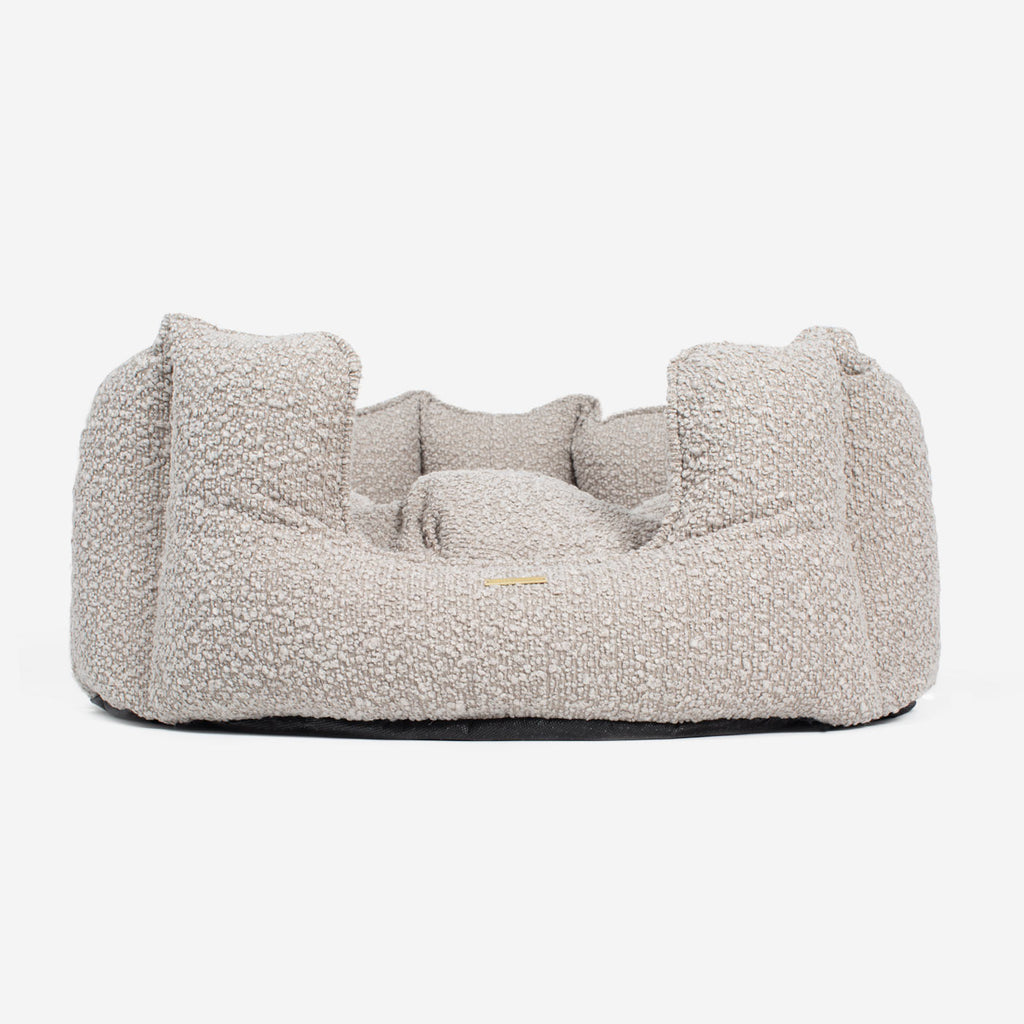 High Wall Bed For Cats in Boucl¨¦ by Lords & Labradors