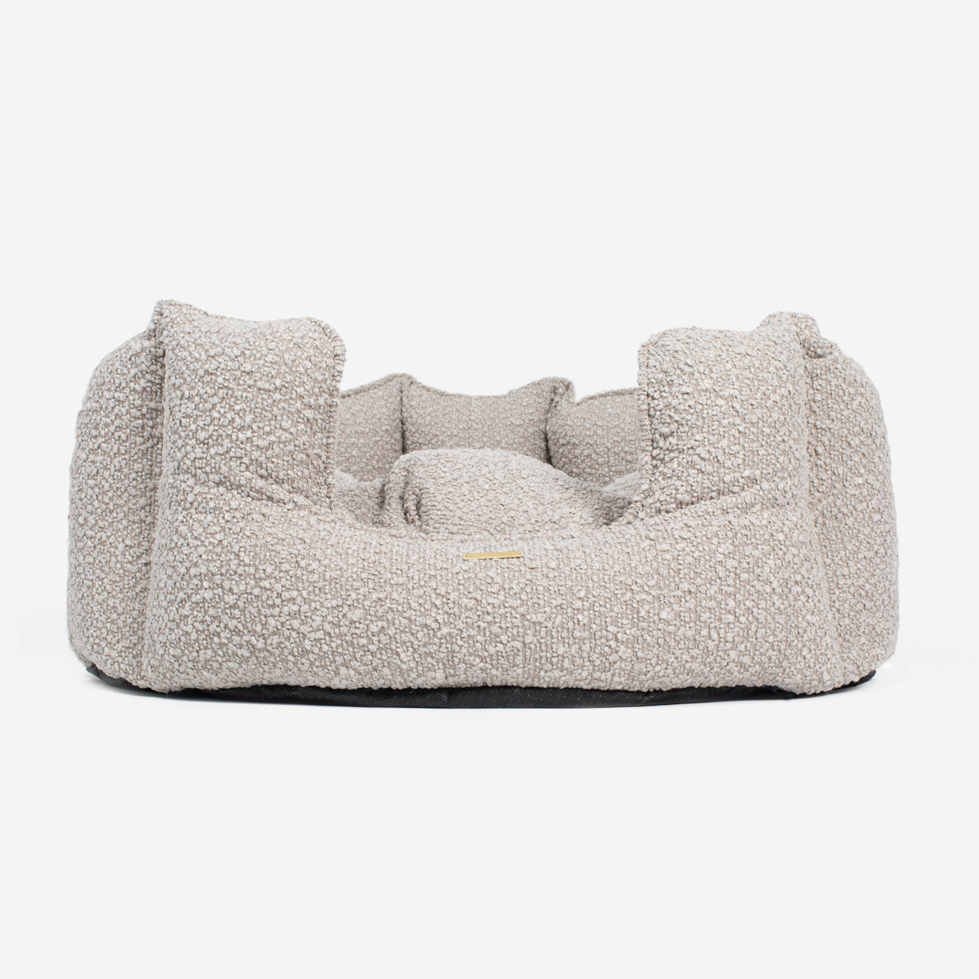 High Wall Bed For Dogs in Boucl¨¦ by Lords & Labradors