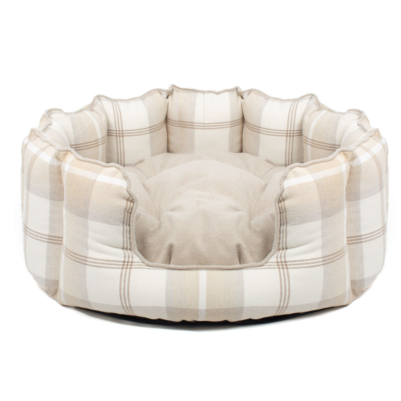 High Wall Bed For Dogs in Balmoral Tweed by Lords & Labradors