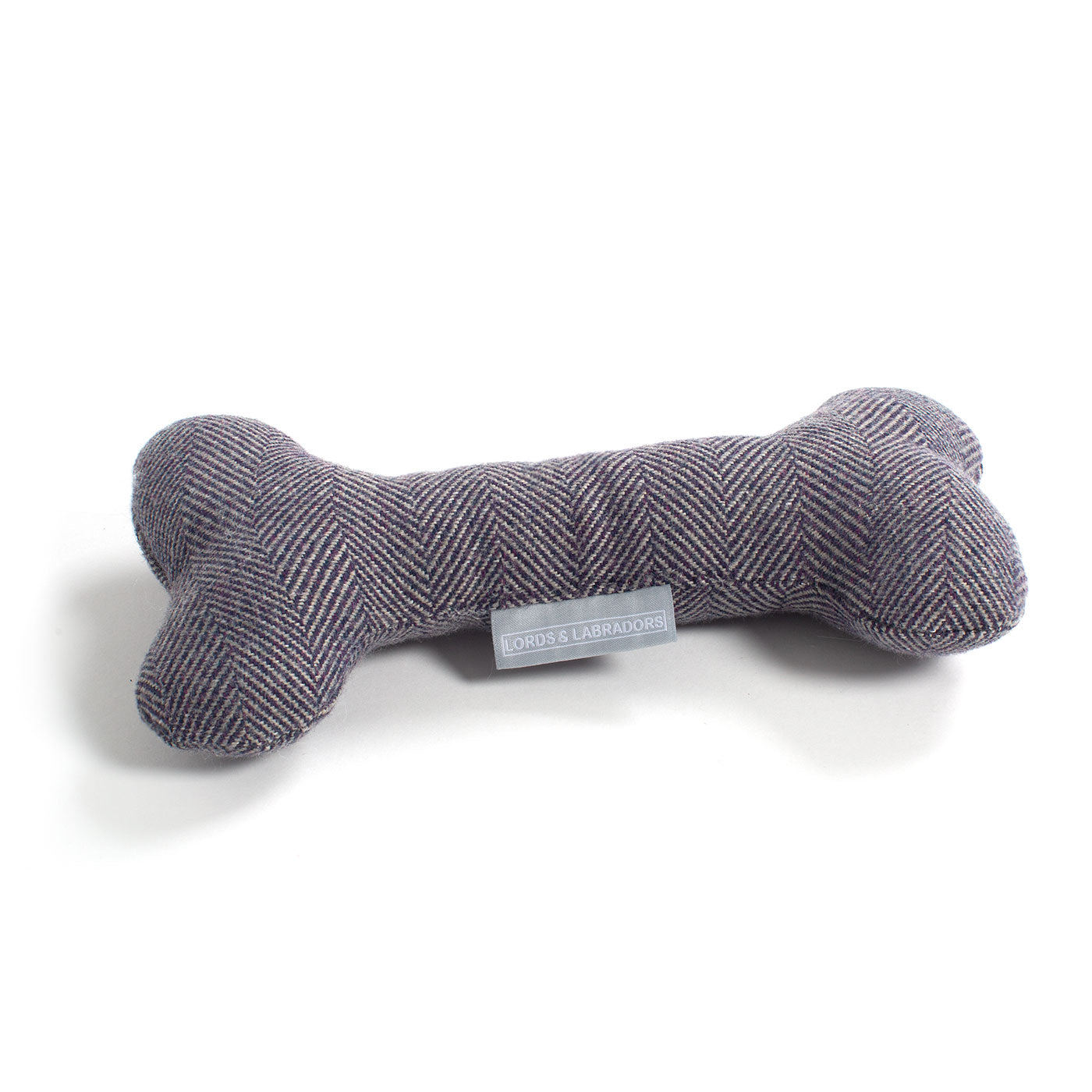 Bone Dog Toy in Herringbone Tweed by Lords & Labradors