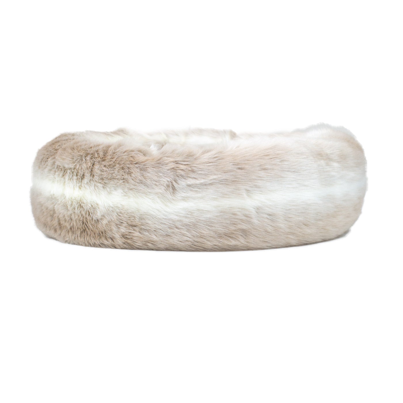Calming Anti-Anxiety Donut Bed in Reindeer Faux Fur by Lords & Labradors
