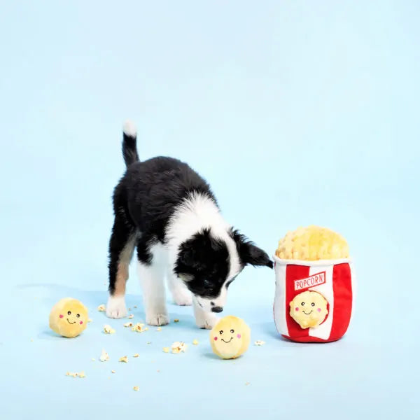 Zippy Paws:  Popcorn Bucket Burrow Toy