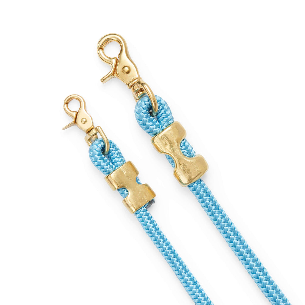 Powder Blue Marine Rope Dog Leash