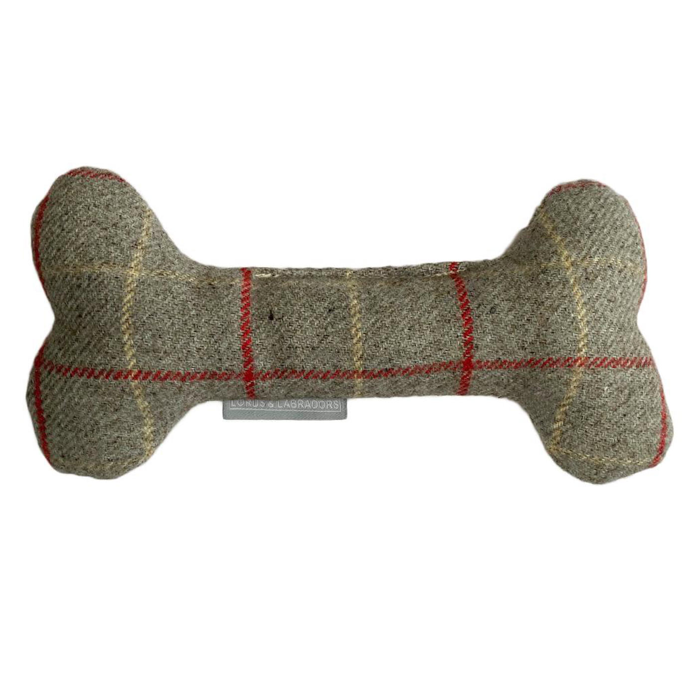 Bone Dog Toy in Balmoral Tweed by Lords and Labradors