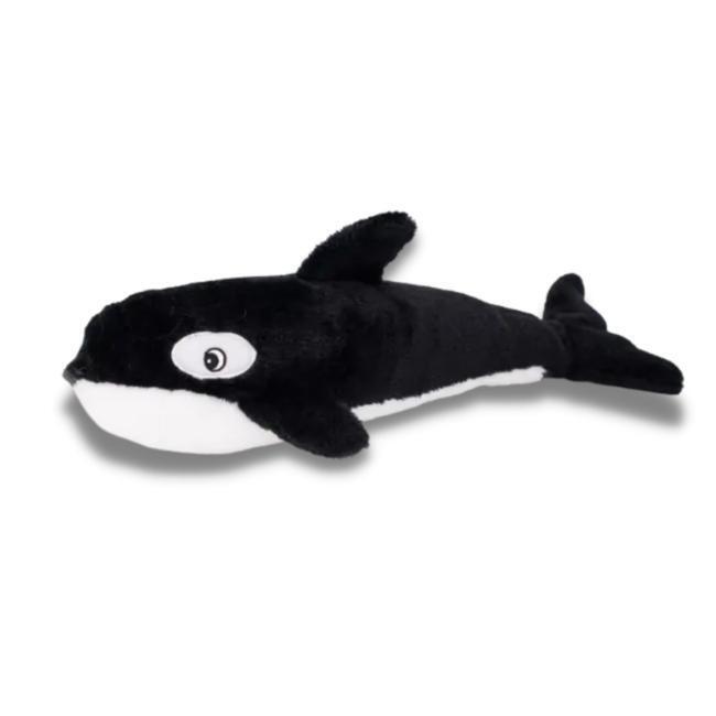Zippy Paws: Plush Squeaky Jigglerz Dog Toy - Killer Whale